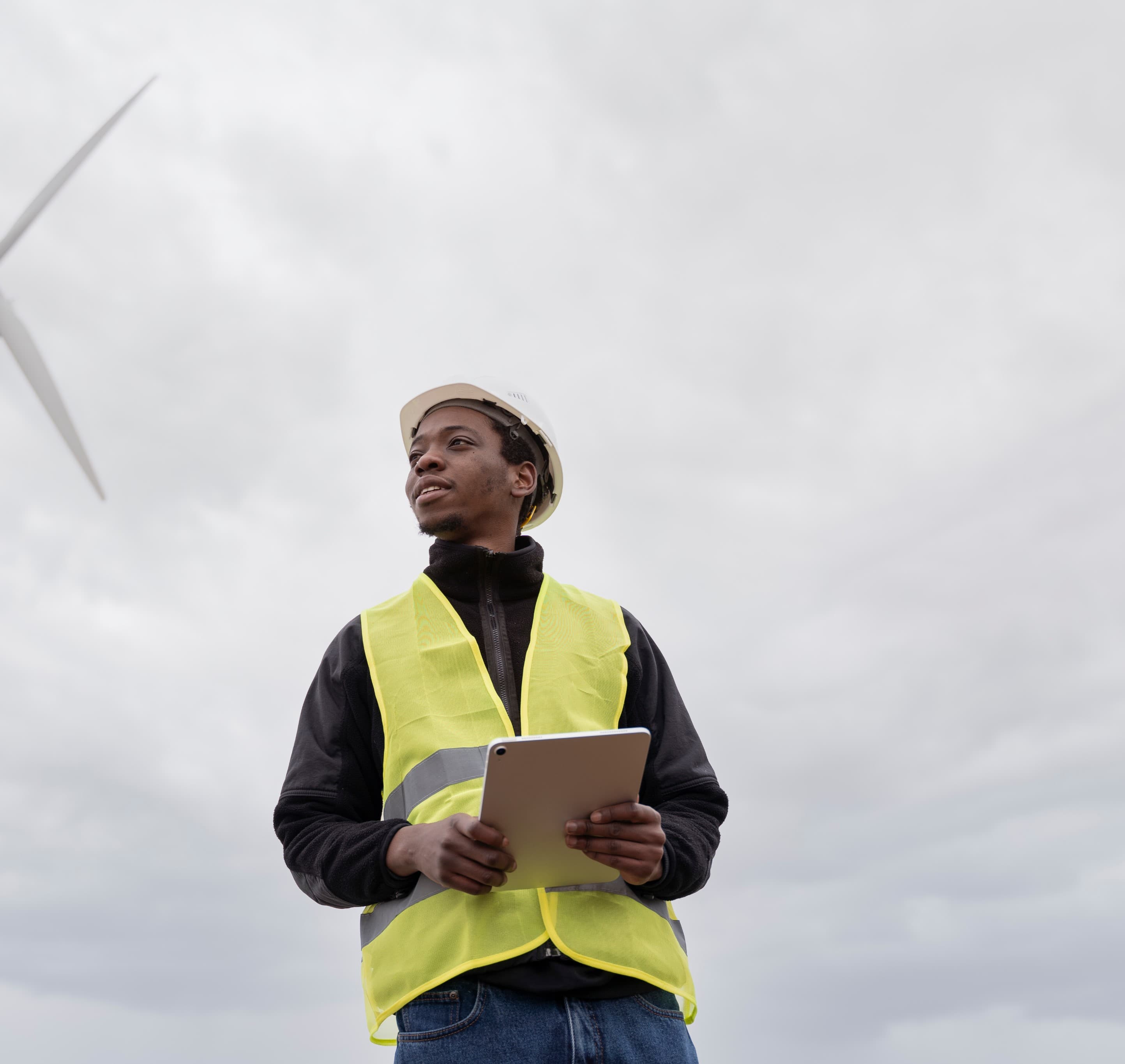 A male of worker of conlink-energy